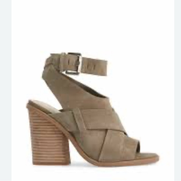 Marc Fisher LTD Valen Sandal TAUPE SUEDE size 6 - Picture 2 of 16